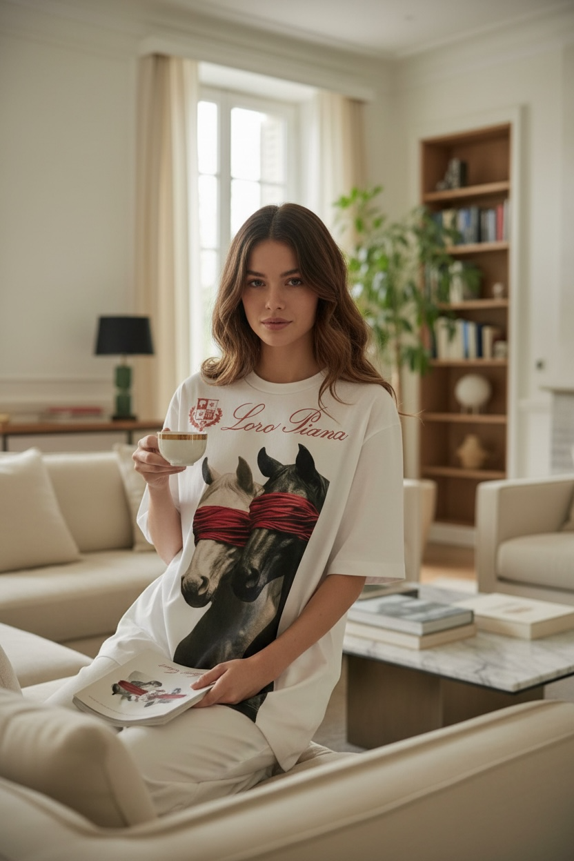 Loro Piana “ACCECATI” Oversized T-Shirt