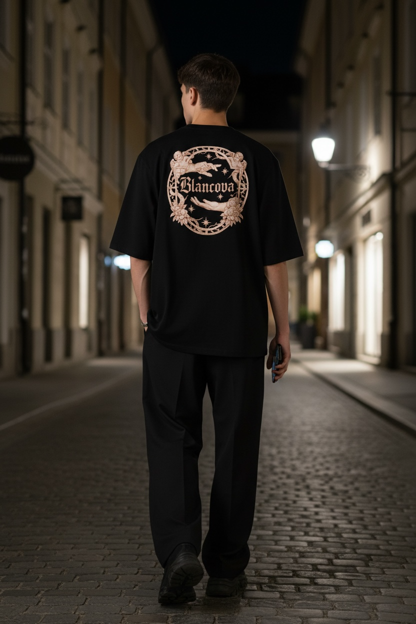 BLANCOVA “Genesis” Oversized T-Shirt (Back print)