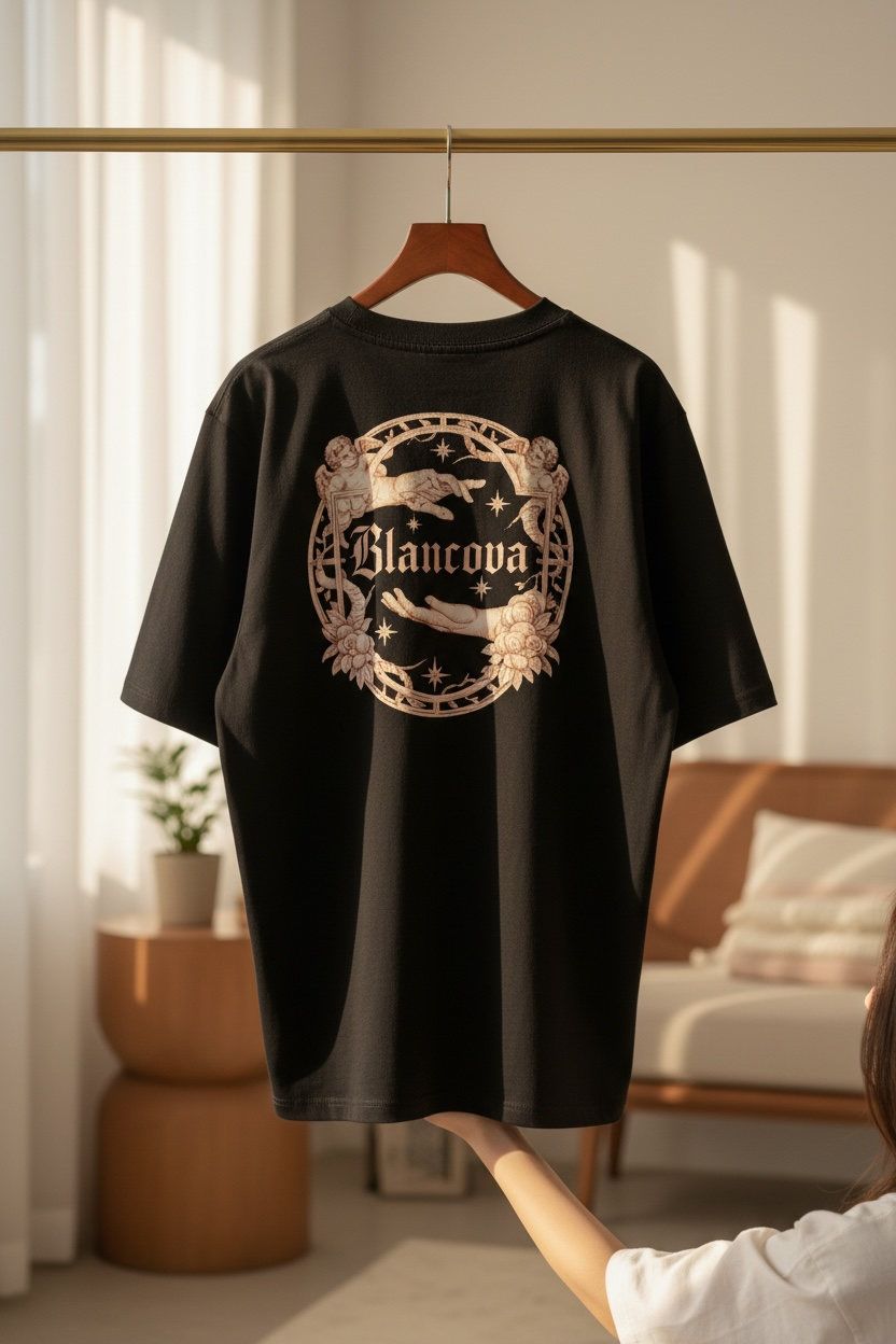 BLANCOVA “Genesis” Oversized T-Shirt (Back print)